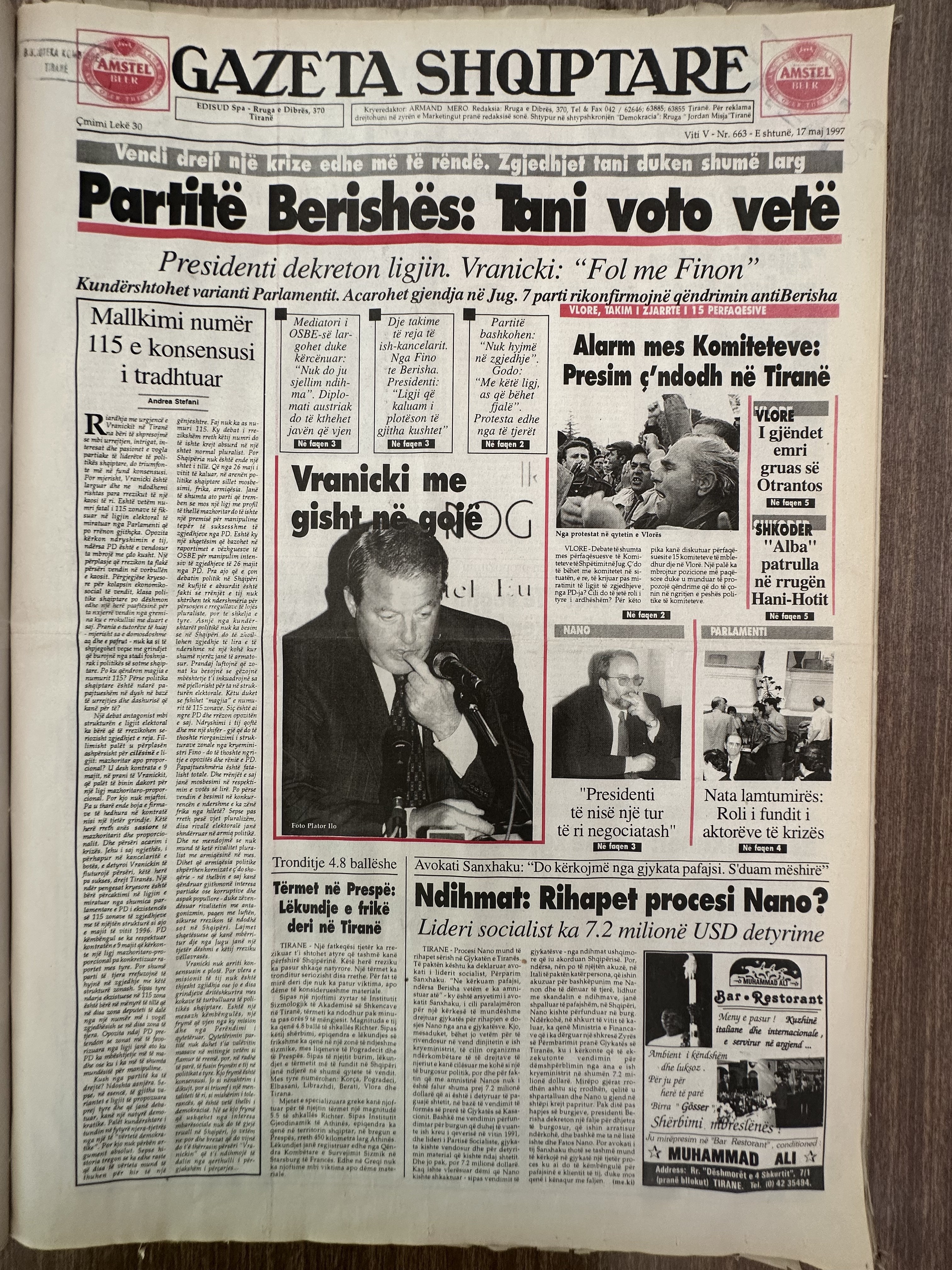 Gazeta Shqiptare 1997-05-17